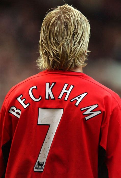 David Beckham No 7 Shirt David Beckham Manchester United David