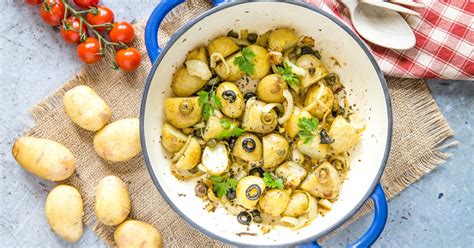 Roasted New Potatoes With Capers And Olives Vegan And Gluten Free Fuss Free Flavours