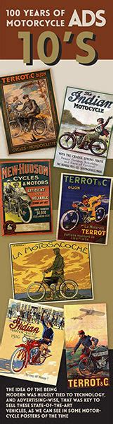 A RIDE THROUGH 100 YEARS OF MOTORCYCLE ADVERTISING – Halley Accessories