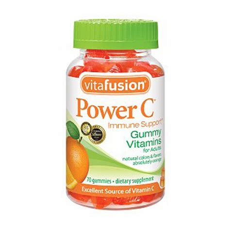 Vitafusion Power C Gummy Vitamins For Adults Absolutely Orange 70 Ea
