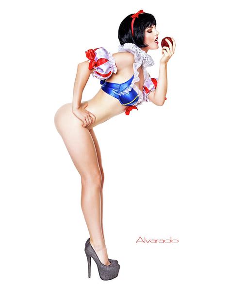 Snow White Digital Art By Robert Alvarado Pixels