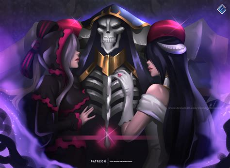 Anime Overlord Ainz Ooal Gown Albedo Overlord Hd Wallpaper Peakpx The