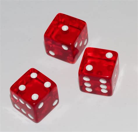 Free Photo Three Red Dices Close Up Cubes Dice Free Download