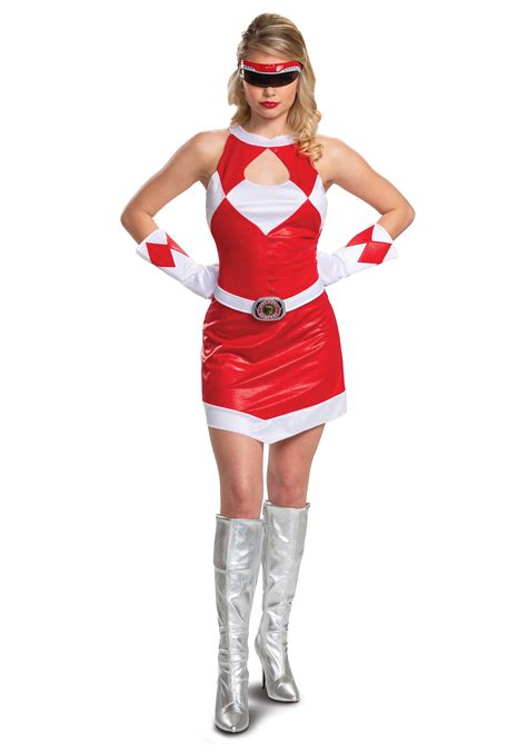 Womens Power Rangers Deluxe Red Ranger Costume