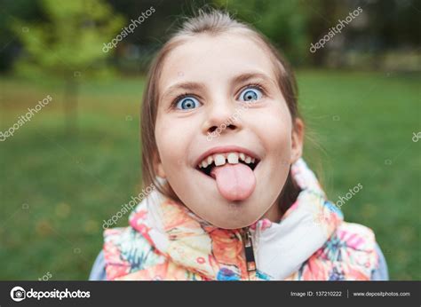 Anime Girl Face Tongue Out