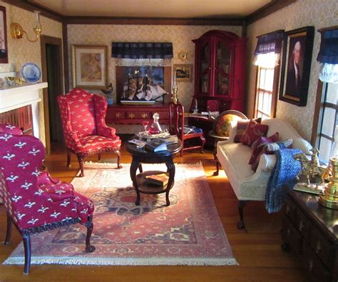 Pin By Pauline On My Colonial Dollhouse Dollhouse Living Room Decor