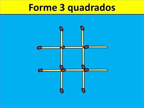 En nuestros juegos de matemáticas, resuelve acertijos y desbloquea personajes y niveles especiales. Des fios Legais - F sforos | Desafios de matemática ...