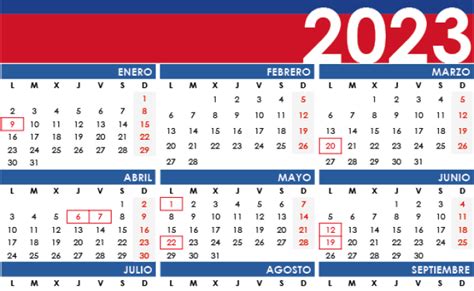 Calendario 2023 Colombia Con Festivos Pdf Y Excel Writing Service Smart