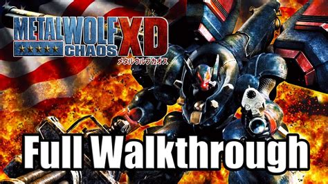 Metal Wolf Chaos Xd Ps4 Pro Gameplay Full Walkthrough With Ending