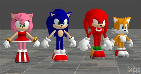 Sonic Adventure Models For Xnalara By User619 On Deviantart