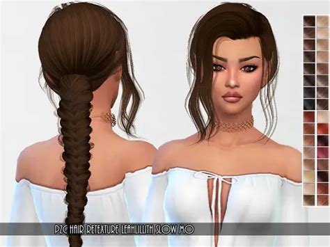 The Sims Resource Leahlillith S Slow Mo Hair Retextured By