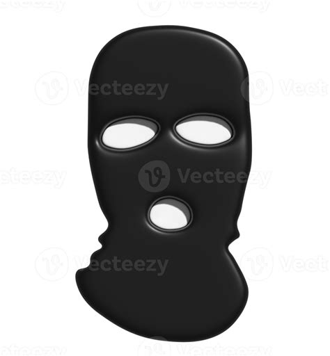 3d Criminal Mask Black Icon 22224925 Png