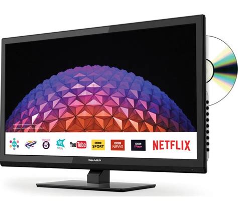 Buy Sharp Lc 24dhg6001kf 24 Smart Led Tv With Built In Dvd Player