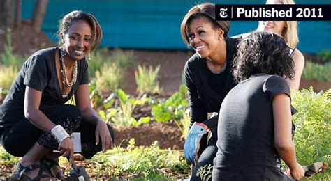 South Africa Embraces Michelle Obama With Fervor The New York Times