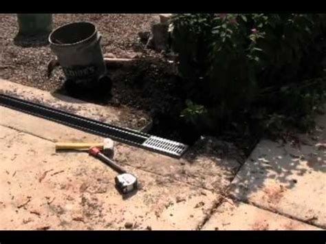 How can i divert water from my driveway? Channel Drain Protect Gravel Area from Washing Away Divert ...
