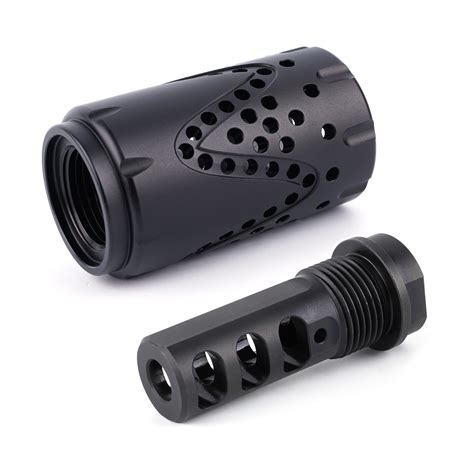 Stainless Muzzle Device Threaded X Muzzle