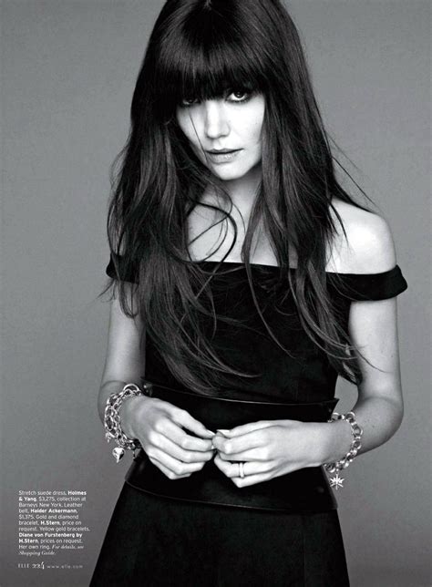 Katie Holmes For Elle Us August 2012 Fashion Style