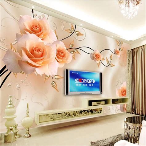 Beibehang Custom Wallpaper 3d Photo Murals Papel De Parede Dream Roses