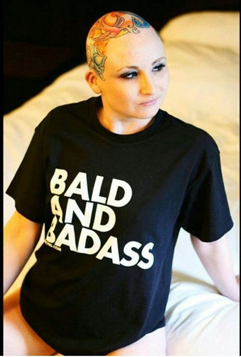 Bald And Badass Female Mohawk Female Head Scalp Tattoo Face Tattoo Multi Colored Hair Bald