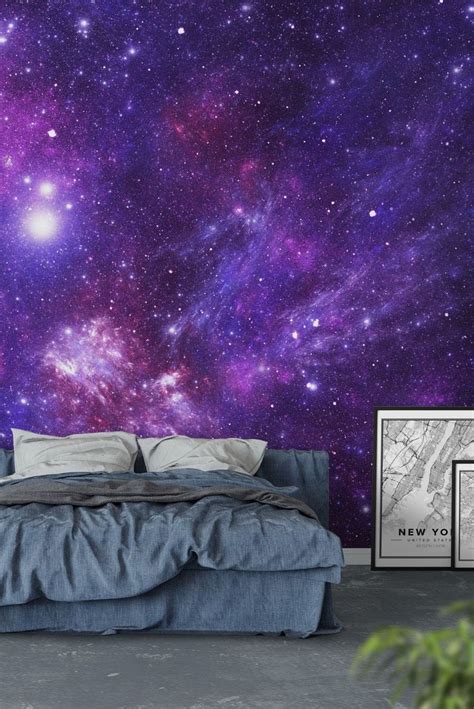Stars Wallpaper Galaxy Bedroom Wallpaper Bedroom Galaxy Room
