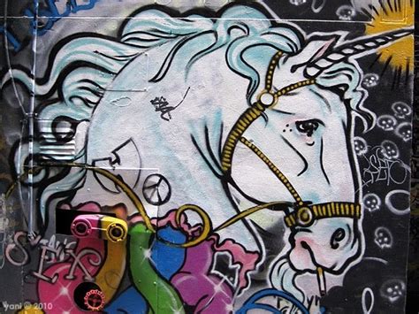 Yaniism Unicorn Street Art