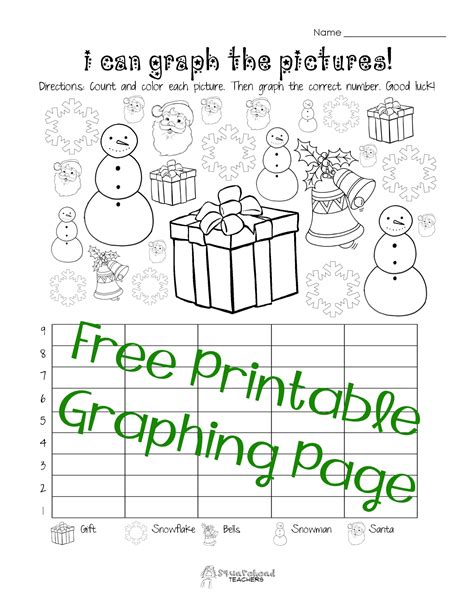 Christmas Graphing Pictures Worksheets