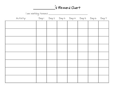 Printable Blank Chart Template Business Psd Excel Word Pdf