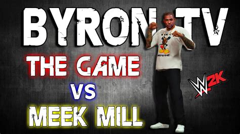 the game vs meek mill wwe 2k youtube