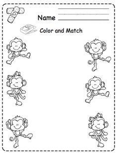 Here are fun free printable monkey coloring pages for children. Five Little Monkeys Jumping on the Bed | Super Coloring ...