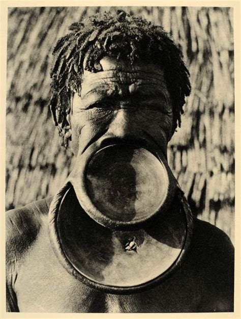 the bigger the better 18 vintage photos of african women with their traditional lip plates from