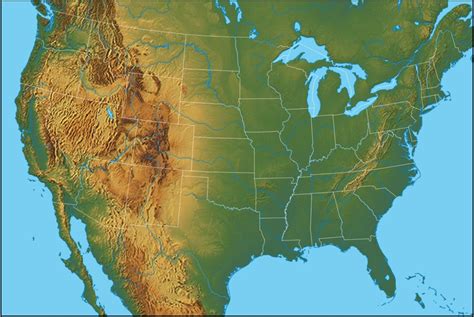 Geographic Map Of Usa Kinderzimmer 2018