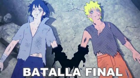Rese A Naruto Vs Sasuke Batalla Final Pierden Sus Brazos Youtube