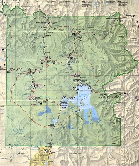 Yellowstone has many fun activities to offer both in the winter time and in the summer, all your round fun. Map of Yellowstone National Park : Worldofmaps.net ...