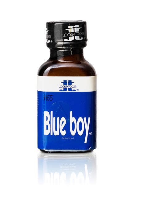 Blue Boy 25ml In Der Eckigen Retro Poppers Flasche