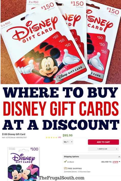 Whether you're shopping for a stylish gift for your wife or girlfriend, or a sweet gift for mom, we've got something for everyone. The 3 BEST Places To Buy Discount Disney Gift Cards ...