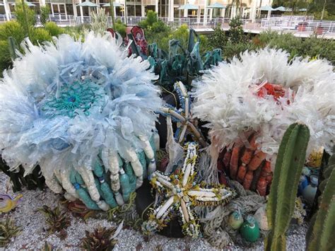 Washed Ashore Art Project Sculptures Made Only Of Debris From The