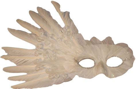Large Feathered Venetian Masquerade Mask Ea