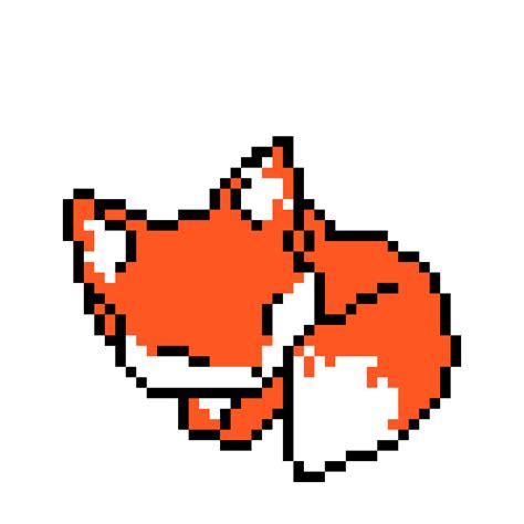 Pixilart Pixel Fox By Cosmiic