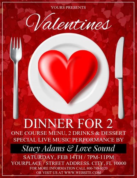 Valentines Dinner Ads Valentine Dinner Valentines Day Dinner