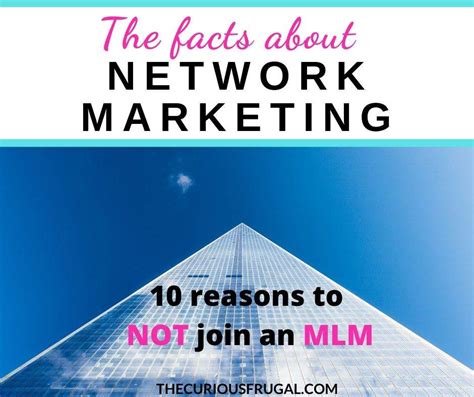 Network Marketing Facts Reasons To Not Join An Mlm Money Tips For Moms