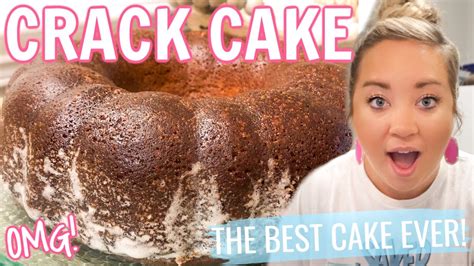 CRACK CAKE RECIPE BAKE WITHME BAKING WITH THE BUNKS BEST CAKE