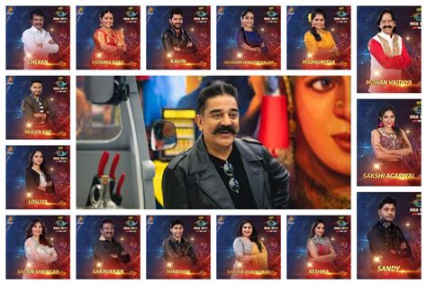 Bigg Boss Tamil Season 3 Contestants List 2019