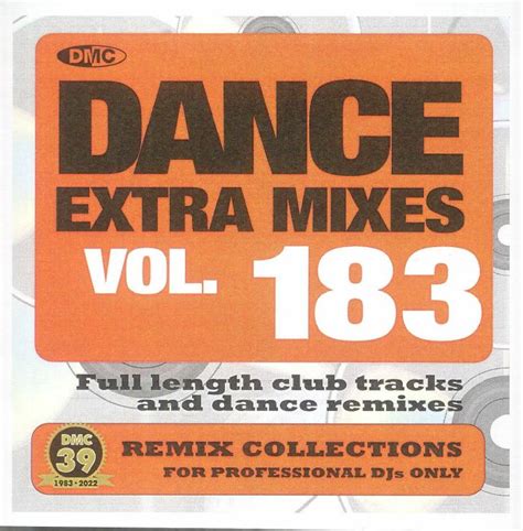 Various Dmc Dance Extra Mixes Vol 183 Remix Collections For Professional Djs Only Strictly