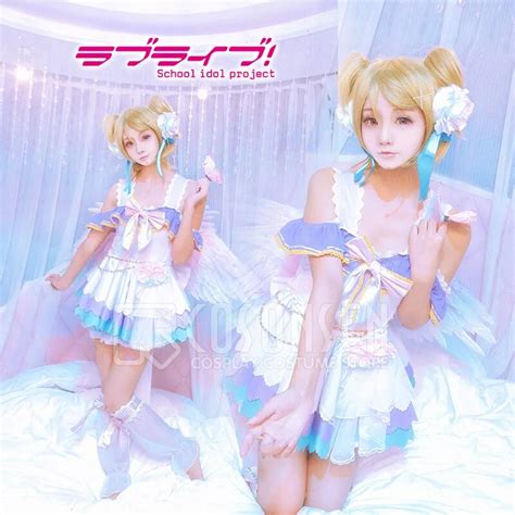 buy cosplayonsen love live white valentine s day awakening dress hanayo