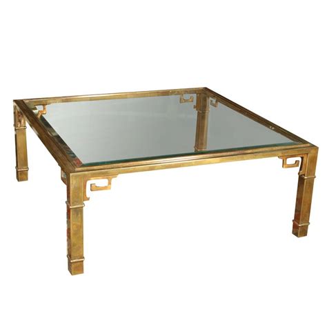 With 2 finishing nails, nail the 20. Square Brass Mastercraft Cocktail Coffee Table with Glass ...