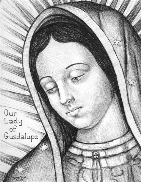 Top Imagen Dibujos De La Virgen Maria A Lapiz Sexiz Pix