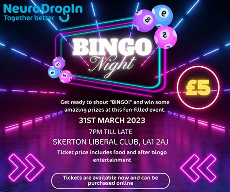 Charity Bingo Night Tickets Skerton Liberal Club Lancaster