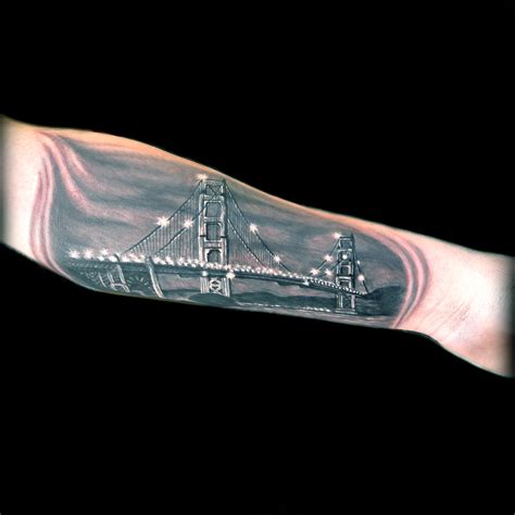 Golden Gate Bridge Tattoo Ideas Photos