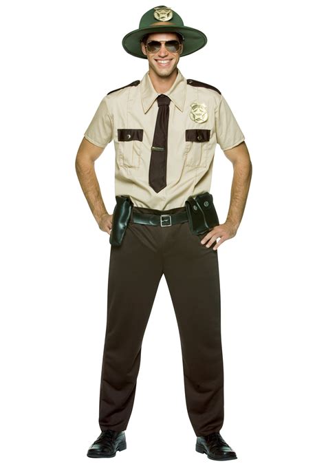 Mens Highway Patrol Costume Cop Mens Halloween Costumes