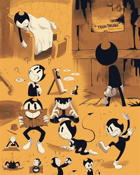 Pin By Pyichocinnabun1987 On Ink Bendy And The Ink Machine Fan Art Ink